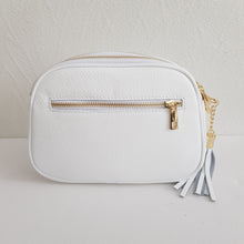 Lataa kuva Galleria-katseluun, LILY cross body nahkalaukku kahdella hihnalla