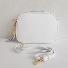 Lataa kuva Galleria-katseluun, LILY cross body nahkalaukku kahdella hihnalla