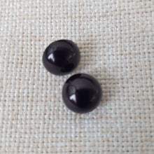 Lataa kuva Galleria-katseluun, Puolipallo kantanappi hemiäispinta musta