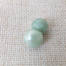 Lataa kuva Galleria-katseluun, Puolipallo kantanappi hemiäispinta vaaleanvihreä