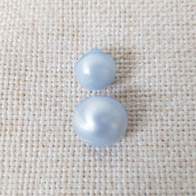 Lataa kuva Galleria-katseluun, Puolipallo kantanappi hemiäispinta vaaleansininen