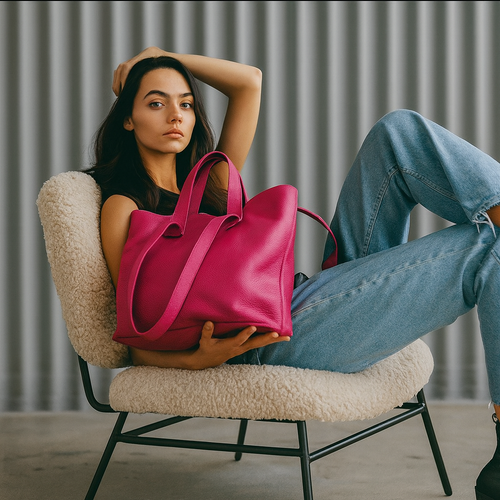 Rebecca on tyylikäs shopper-laukku, jossa yhdistyvät italialainen käsityötaito, muuntautuva design ja arjen käytännöllisyys. Aito nahka ja hopeiset metalliosat tekevät laukusta klassikon, joka kestää aikaa ja käyttöä.