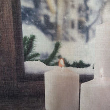 Lataa kuva Galleria-katseluun, Kaunis joulutaulu KYNTTILÄT LED valoilla tuo joulutunnelmaa koteihin tai mökkeille
